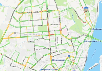 Огромные пробки мешают воронежцам добраться до работы