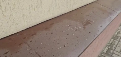 Град и снегопад обрушились на Воронеж в апреле 