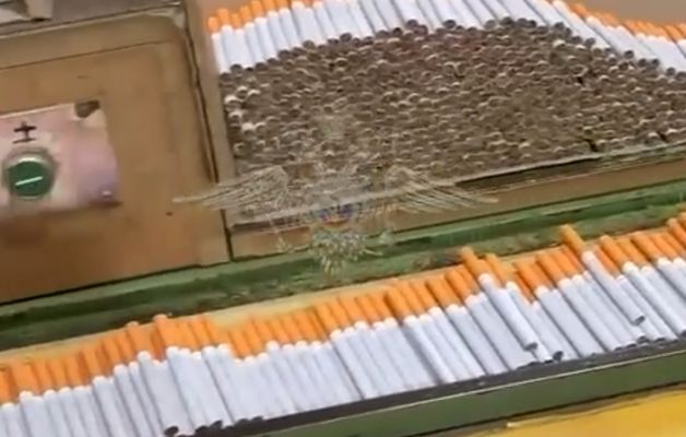 Незаконный цех по производству сигарет показали на видео в Воронеже 