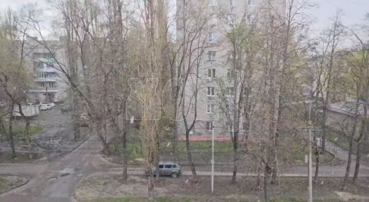 Снег и град обрушились на Воронеж в конце апреля