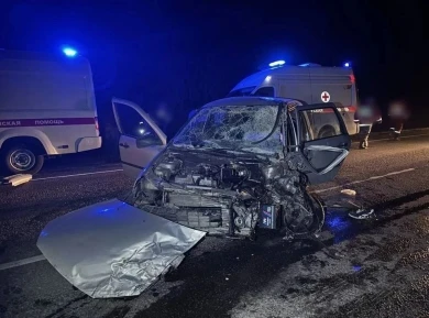 Мужчина погиб в страшной лобовой аварии на воронежской трассе