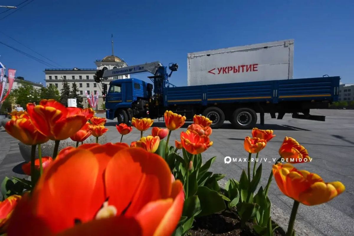 Для гуляющих на 9 мая белгородцев дополнительно установят убежища