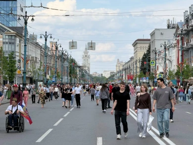 Воронежцам показали, что происходит на проспекте Революции