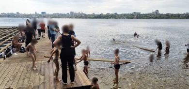 Воронежцы начали разбирать по доскам бассейн в популярном парке 