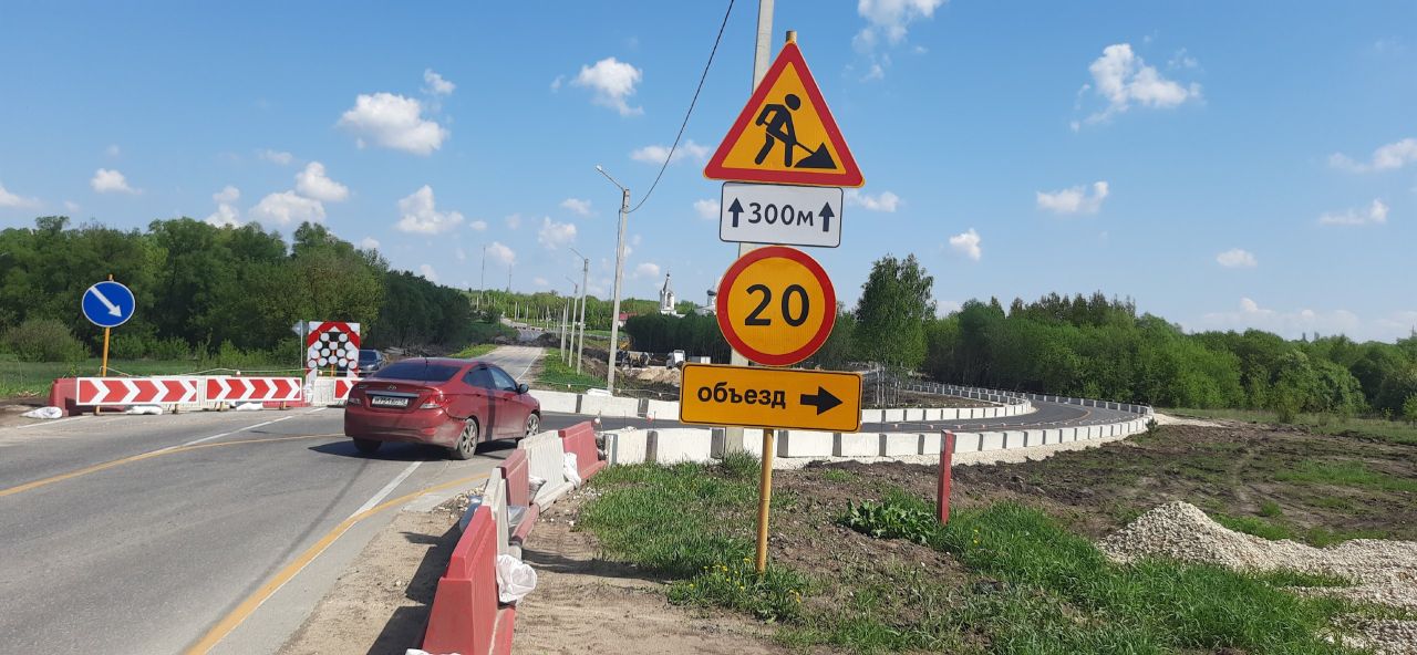 В Липецкой области исчез целый мост