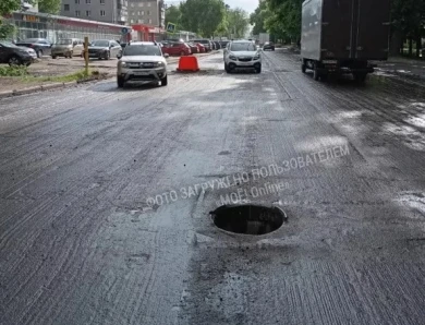 Об опасной ловушке на дороге сообщили воронежцы