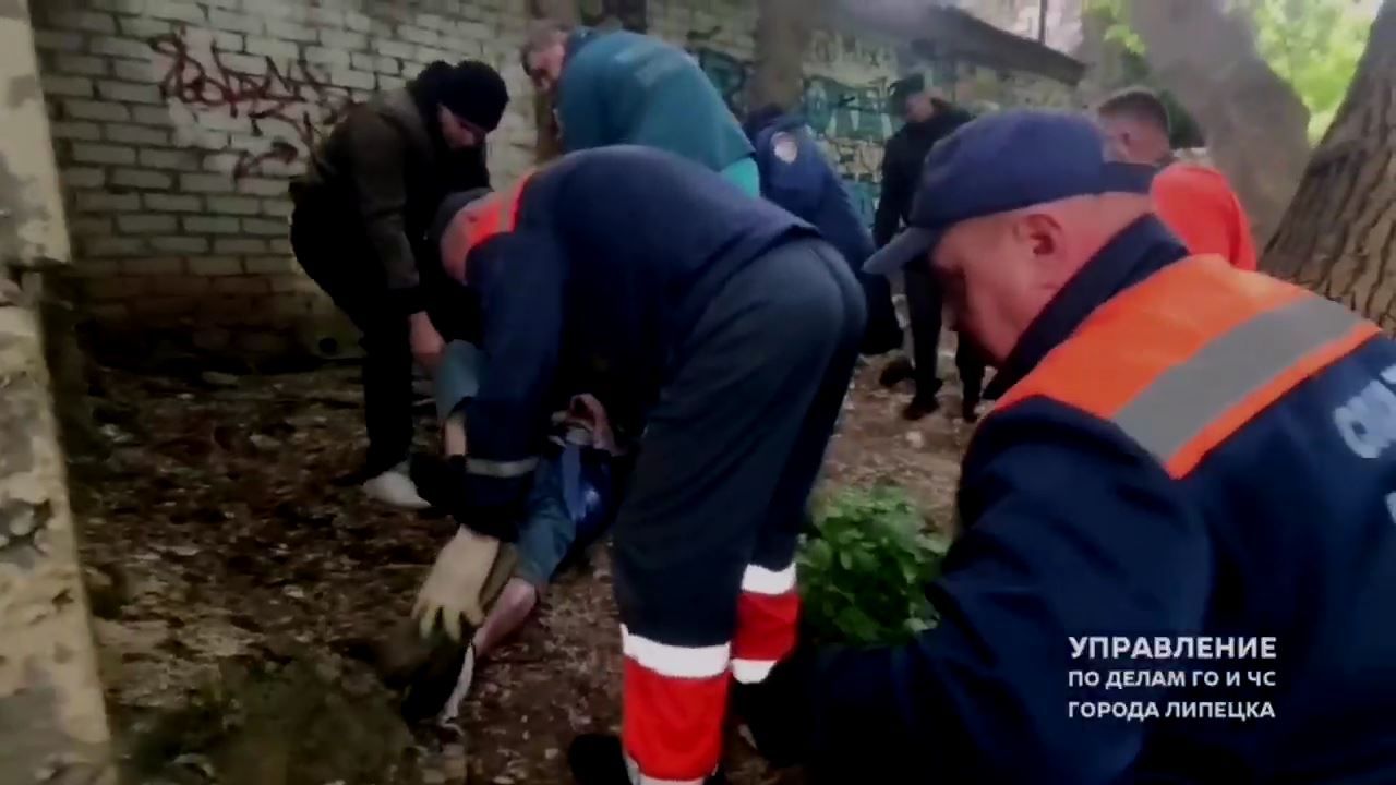 В Липецке мужчина упал с 20-метрового обрыва и выжил