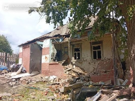 В Белгородской области ракеты ВСУ разрушили жилой дом