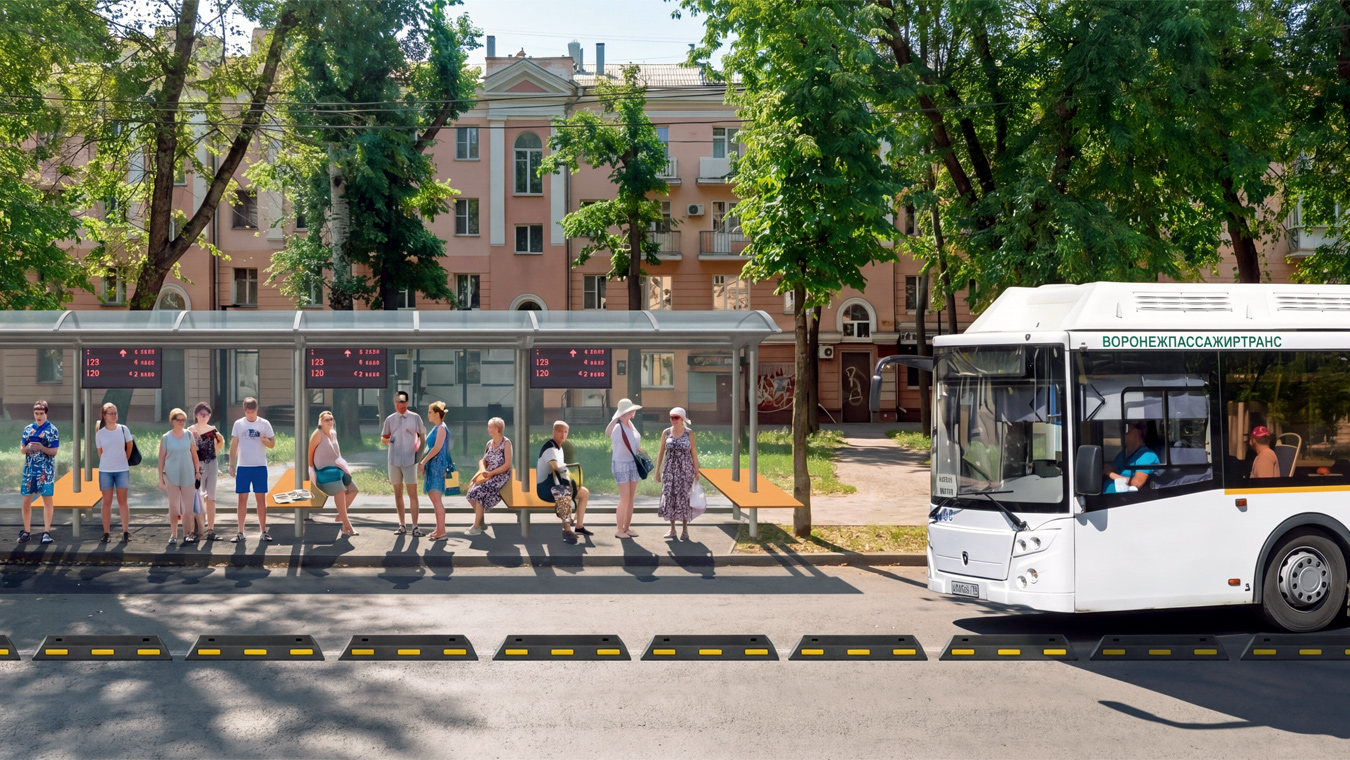 Остановки будут 40-метровыми!