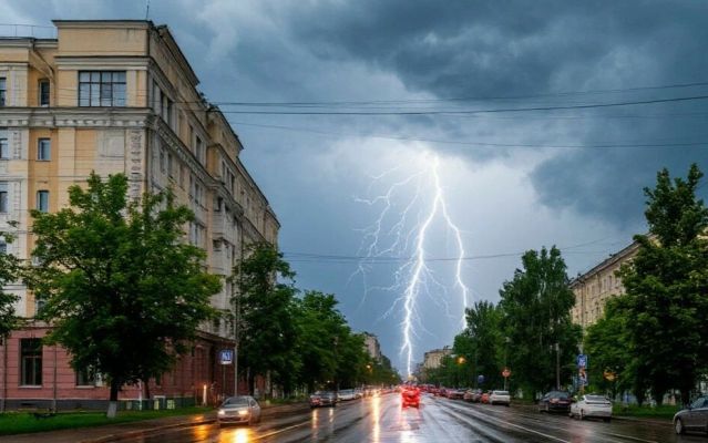 Грозы задержатся в Воронежской области 