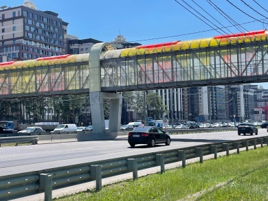 В мёртвой пробке застряли воронежцы из-за ДТП с трактором на Московском проспекте