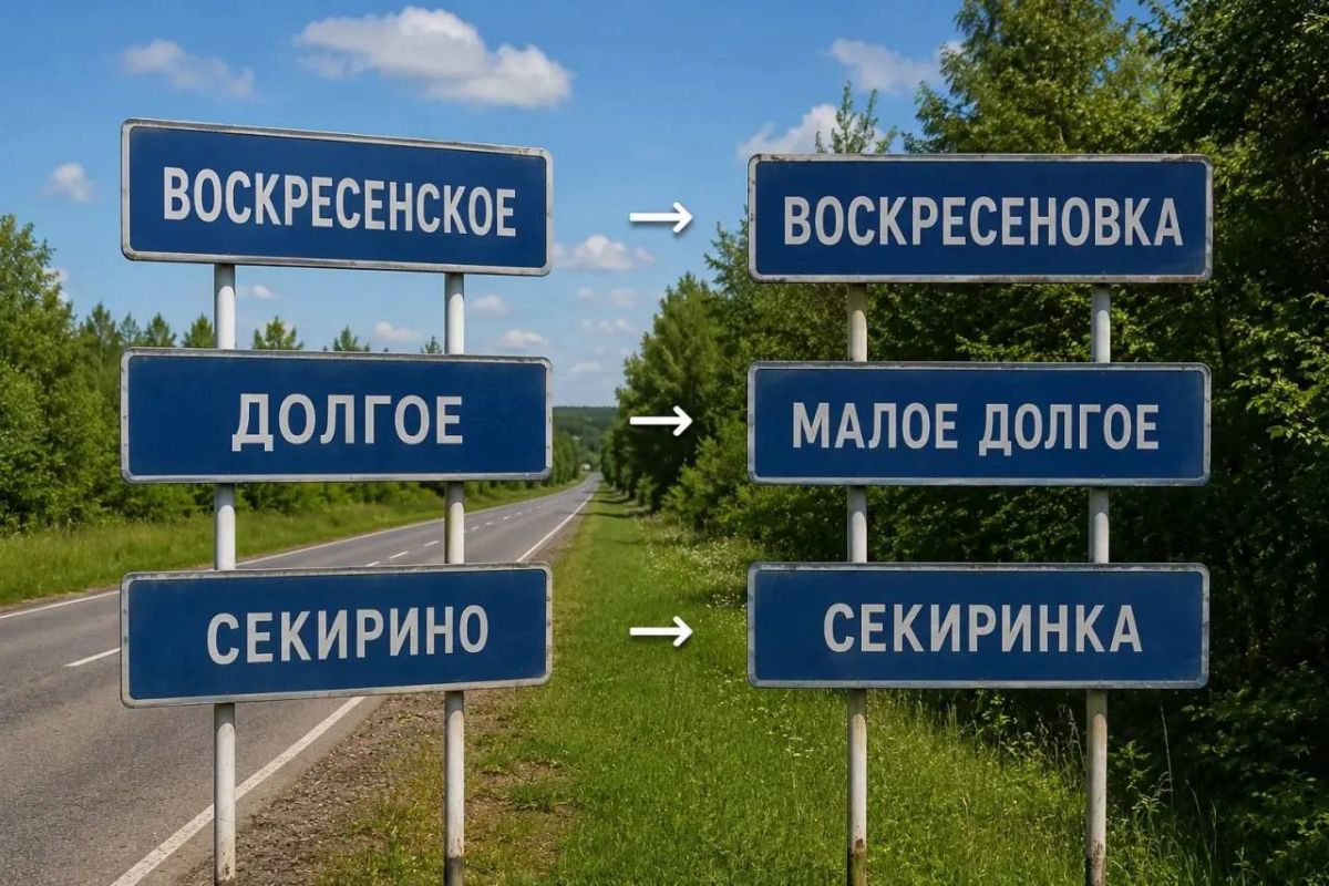В Липецкой области власти взялись поменять топонимику сел и деревень