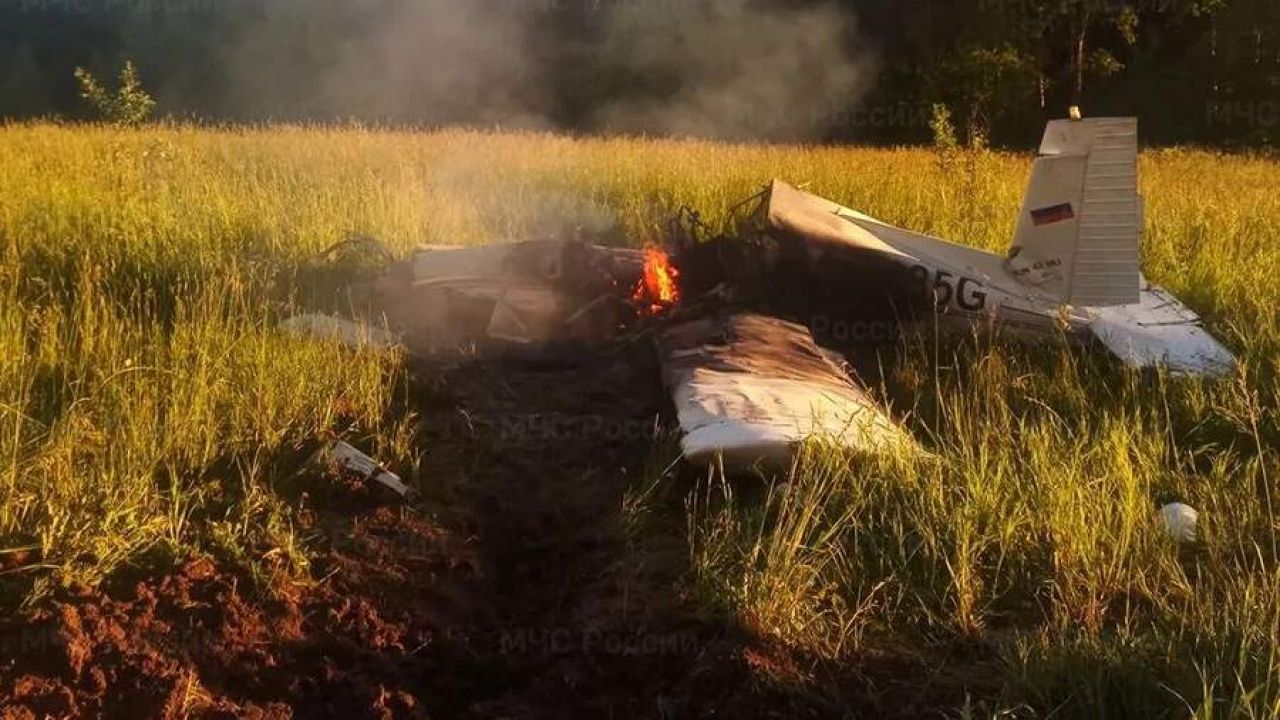 При крушении легкомоторного самолёта в Подмосковье погибли два человека