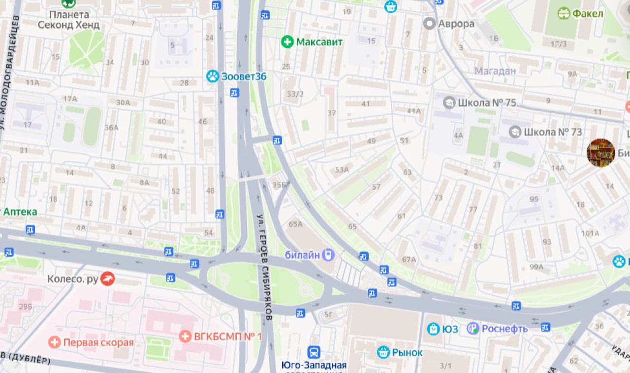 Закроют проезд возле Юго-Западного рынка