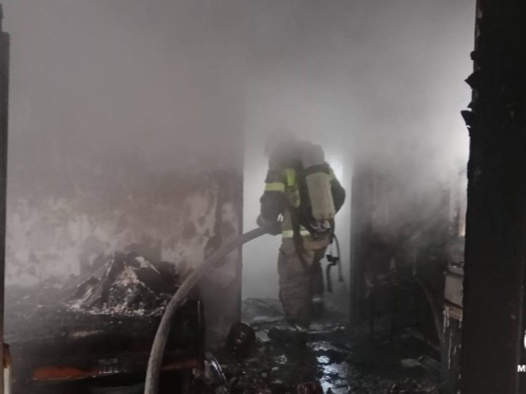 Пожилая женщина погибла в пожаре под Воронежем