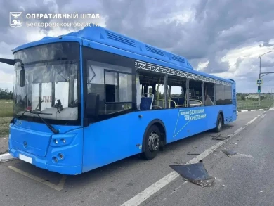 Шесть человек ранены при атаке дрона на автобус под Белгородом, среди них — дети