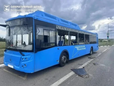 БПЛА атаковали пассажирский автобус в Черноземье. Ранены дети