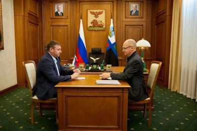Александр Шуваев провёл рабочую встречу с первым заместителем руководителя Администрации Президента России Сергеем Кириенко