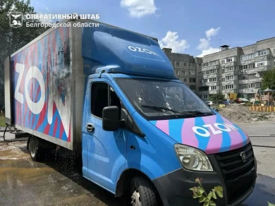 Украинский БПЛА уничтожил заказы в грузовике «Озона»