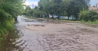 Целая улица ушла под воду в Воронеже