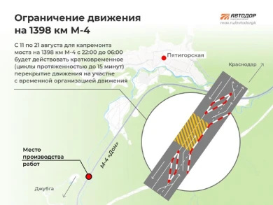 Воронежских водителей предупредили о перекрытии трассы М-4 «Дон»