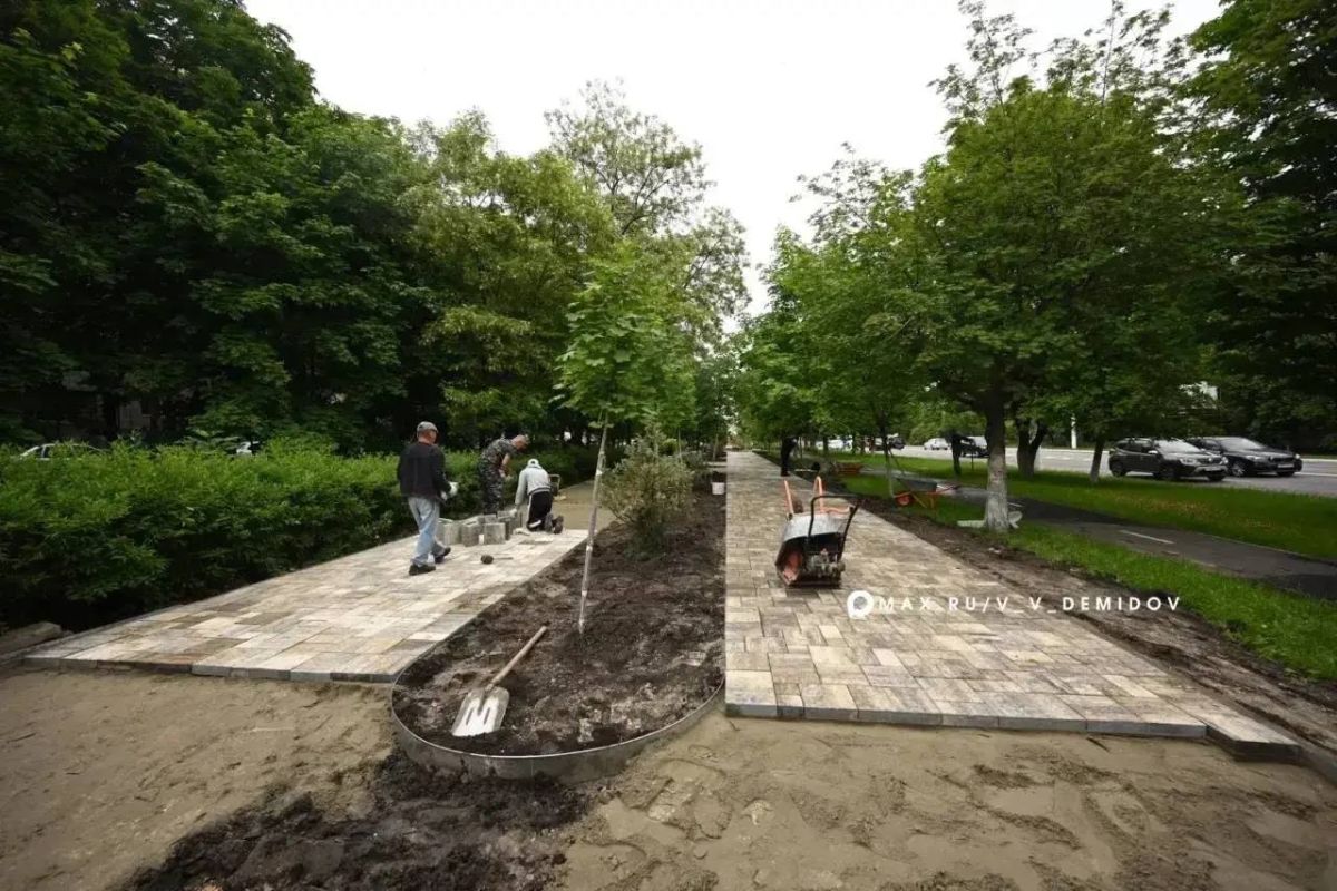 Открытие пешеходной зоны на Ватутина в Белгороде запланировано в конце месяца