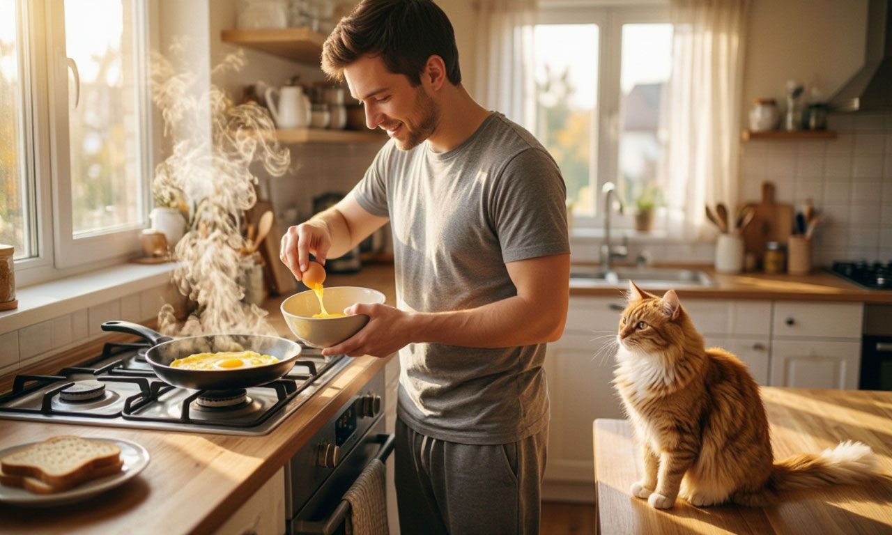 Сырое яйцо для кошки — деликатес или опасность?