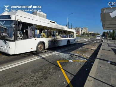 Украинский дрон атаковал пассажирский автобус в Черноземье. Есть пострадавшие