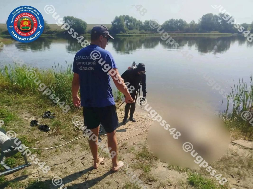 В Липецкой области из пруда достали утопленника