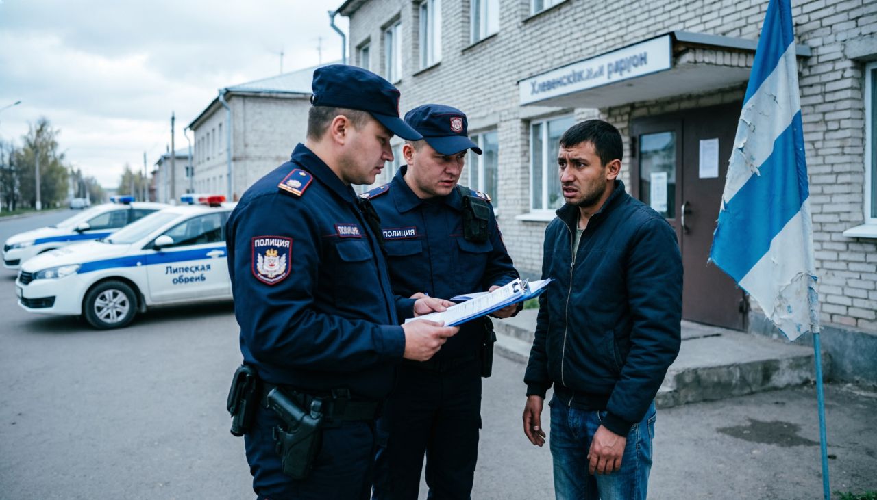 Массовая проверка мигрантов в Липецкой области: 9 нарушителей и одно выдворение