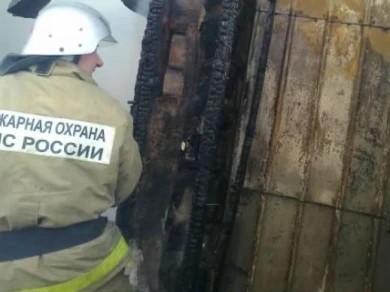 Женщина попала в больницу после пожара в воронежском посёлке