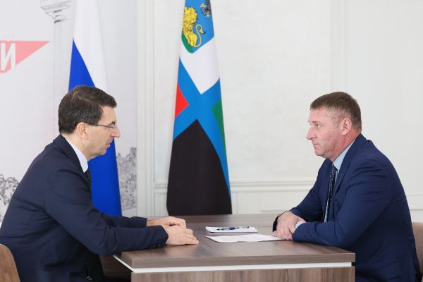 Александр Шуваев и полномочный представитель Президента РФ в ЦФО Игорь Щеголев обсудили безопасность и подготовку региона к зиме