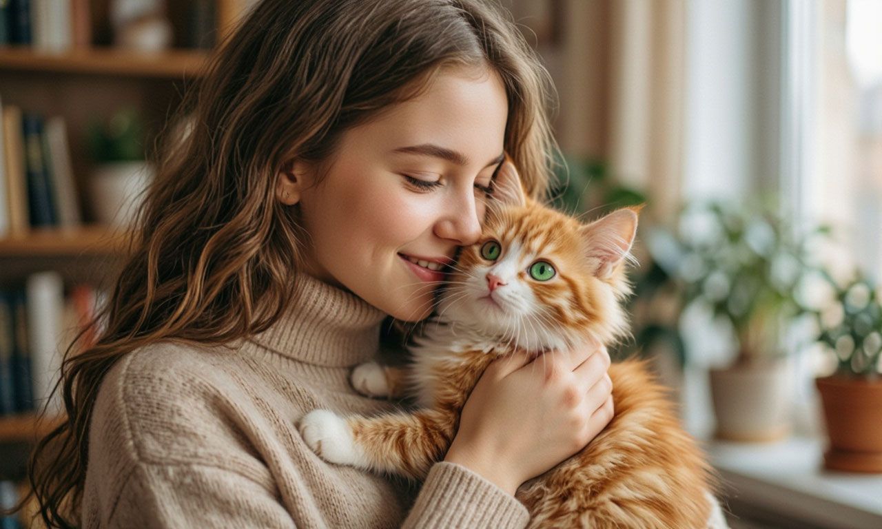 Можно ли целовать кошку? 