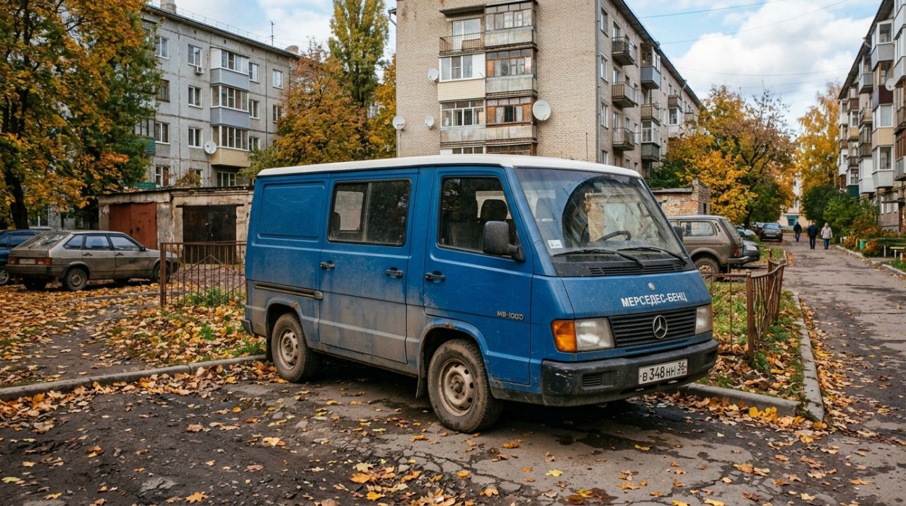 Бесхозный «Мерседес Бенц» передали воронежским властям