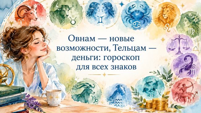 Овнам — новые возможности, Тельцам — деньги: гороскоп для всех знаков 
