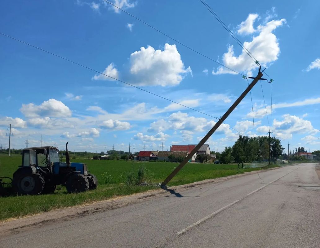 В Воронежской области повредили 43 опоры ЛЭП: ущерб превысил миллион рублей&nbsp;