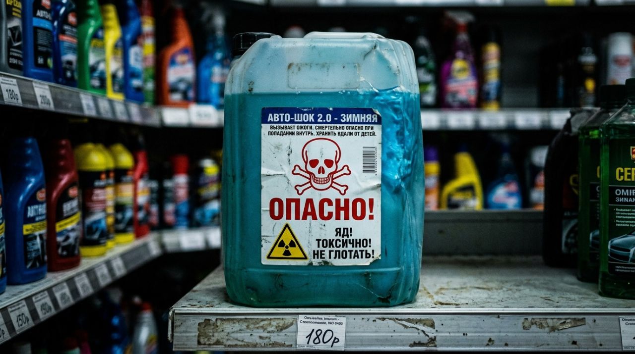 В Липецкой области с полок изымают стеклоомыватель с ядовитым метанолом