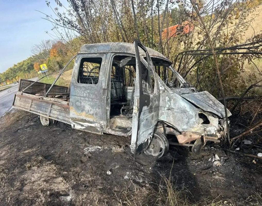 Грузовик превратился в пепел. Жуткая авария случилась на воронежской трассе: есть раненые