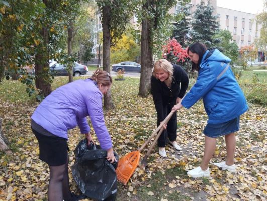 В районах Воронежа ведут активную работу ради чистоты  