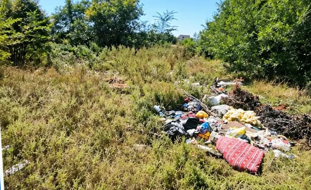 Стихийную свалку обнаружили рядом с городом в Воронежской области