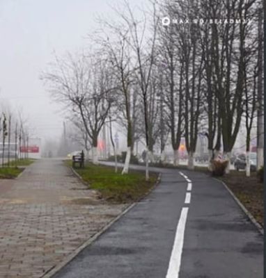 На проспекте Ватутина в Белгороде обновляют дорогу и строят велодорожку
