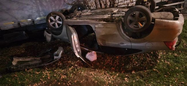 5-летний мальчик попал в больницу после ДТП с «перевёртышем» под Воронежем