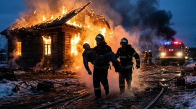 40-летний мужчина пострадал при пожаре в жилом доме в Воронежской области