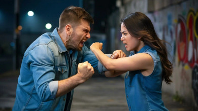 Мужчина жестоко избил девушку на Соколе: инцидент попал на видео